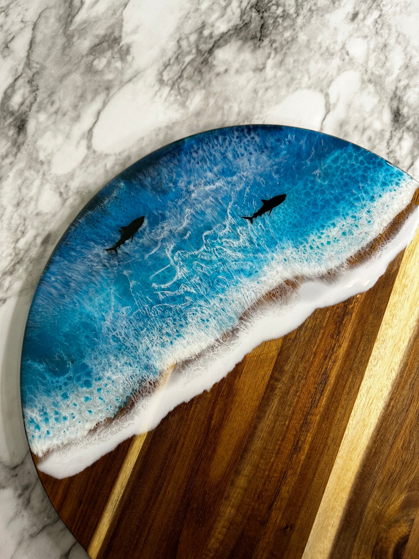 Large Round Shark Board